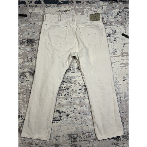 Polo Ralph Lauren Jeans Mens Beige Denim Pants 867 Classic Fit Casual 38x30 2012 - Picture 5 of 13